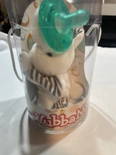 Wubbanub Soft Toy Infant Pacifier Mary Meyer, Medical Grade Silicon Elephant