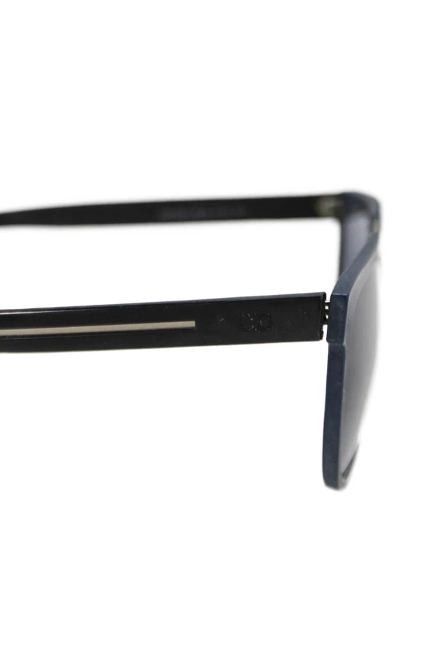 Gafas de sol Dior Homme para hombre marco cuadrado tono plateado azul marino DIOR0200S Foto 3 de 4