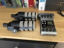 Rode PodMic Dynamic Cardioid Microphones (x2)...