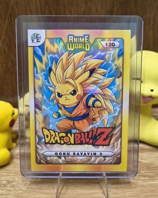 Pikachu Cosplay - Goku Super Saiyan 3 - Dragon Ball Z - Refractive Holo - NM