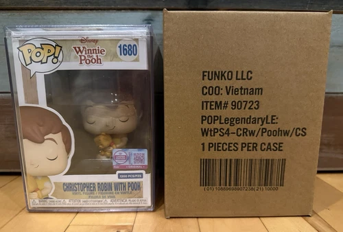 Funko Pop Disney 1680 Christopher Robin with Winnie The Pooh Legendary LE 1200