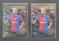Lot 2 x 2025-26 Panini Megacracks Special One Black Lamine Yamal Cards