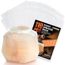110 PCS Paint Sprayer Liners Bags, 7.8'' X 11.8'' Cup Transparent