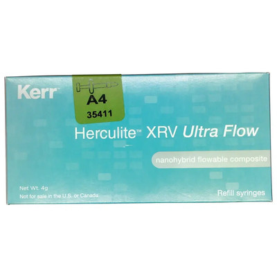 Kerr Herculite  XRV Ultra Flow - Packung 2 x 2 g Spritze A4