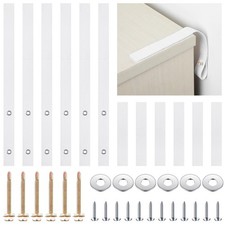 Oudain Anti Tip Furniture Anchors - 6 Sets Wall Anchor Straps for Pet Proofin...