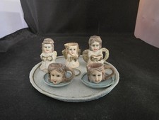 10 Piece Miniature Angels Tea Set