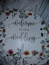 100 Welcome to our wedding fans