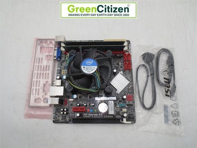 Biostar H61MGV3 Ver 7.7 LGA1155 mATX Motherboard Pentium G2140 8GB RAM 
