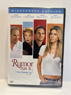 Rumor Has It (DVD, 2005) Jennifer Aniston, Kevin Costner, Mark Ruffalo - Sealed