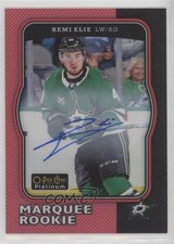 2017-18 O-Pee-Chee Platinum Retro Marquee Rookies Rainbow Red Remi Elie Auto i9y