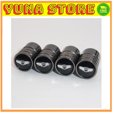 US85 Genesis Black Chrome Auto Car Wheel Tire Air Valve Caps Stem Cover