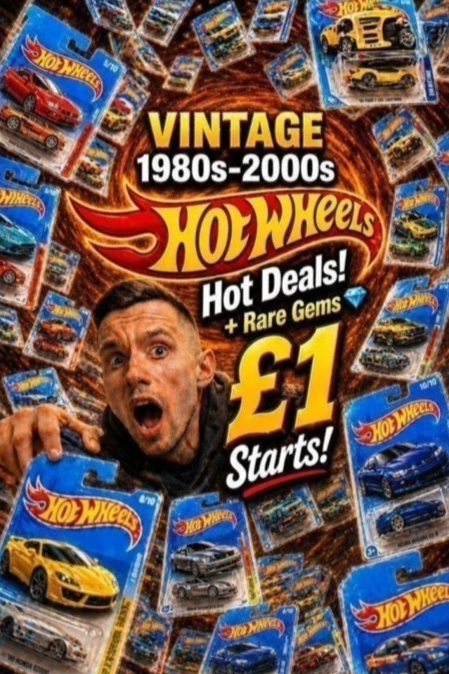 🔥Vintage Hot Wheels!🔥1980s-2000s Releases 💎 Rare Castings & Sets!💎