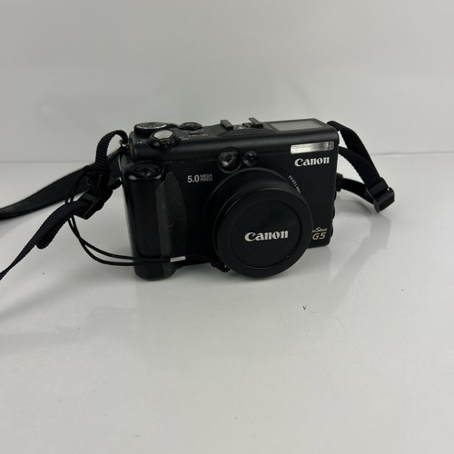 Canon PowerShot G5 5.0MP Digital Camera - Black - NOT TESTED