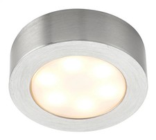 Cabinet Light Silver Hera CCT LED Surface Or Recessed Brushed Chrome 3000K 4000K