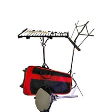 Ludwig Xylophone Bell Kit READY TO PLAY Rolling Case Stand Practice Pad
