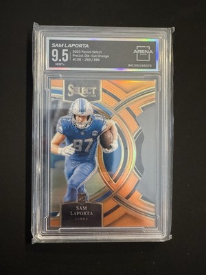 2023 Select Premier Level Orange Die Cut Sam LaPorta Rookie 081/399 Detroit