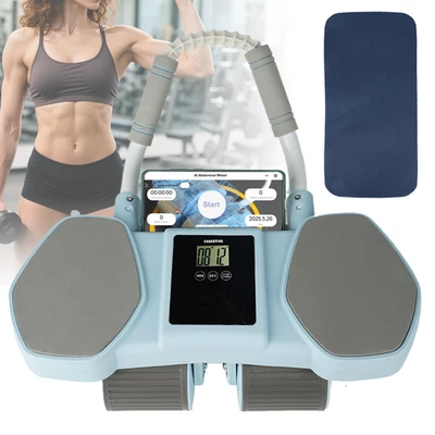 MARKENLOS Roller Bauchtrainer Automatisches Rebound-Bauchrad Bauchrad mit Timer Robust DHL