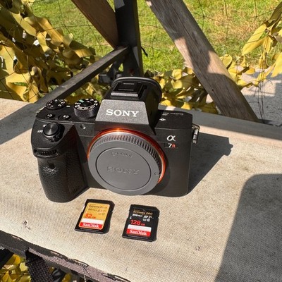 Sony A7R III Mirrorless Camera Body Alpha7RIII Full-frame 42.4MP Body + Cards