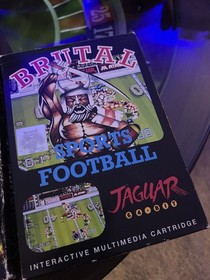 Doom & Brutal Football For Atari Jaguar Console In Otiginal Boxes