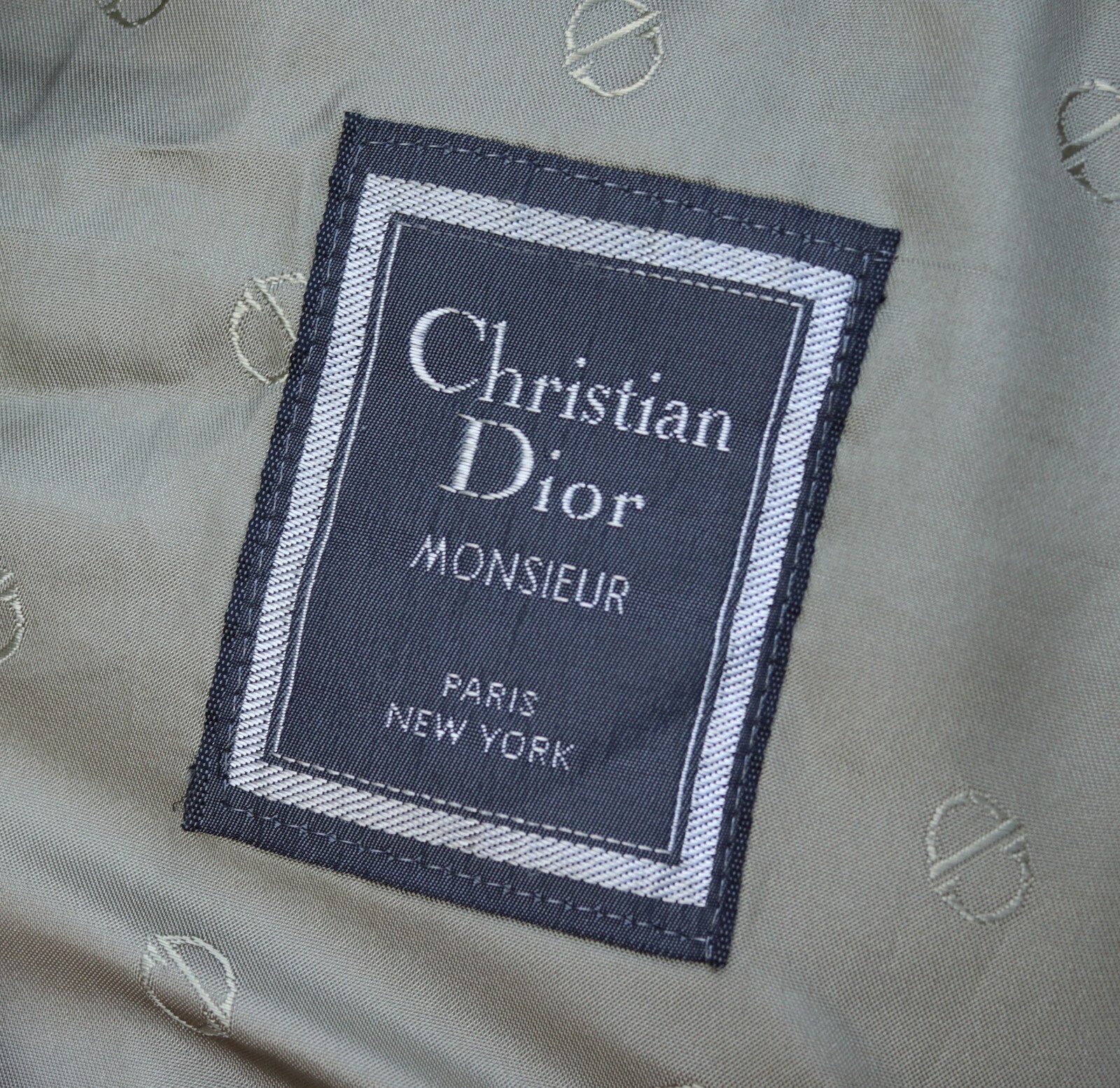 VINTAGE CHRISTIAN DIOR MONSIEUR GREY GRAY WOOL TR… - image 5