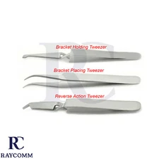 Surgical Ortho Bracket Holding Removing Reverse Action Tweezer Dental Tools CE