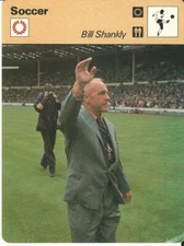 1977-79 Sportscaster Card, #40.12 Soccer, Bill Shankly, Scotland