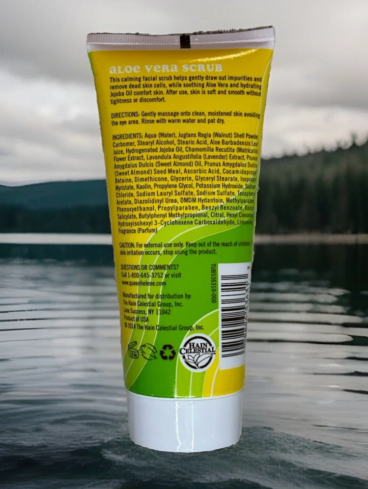 Queen Helene Aloe Vera Facial Scrub 6 Oz Exfoliates & Soothes DISCONTINUED - Image 4 of 4