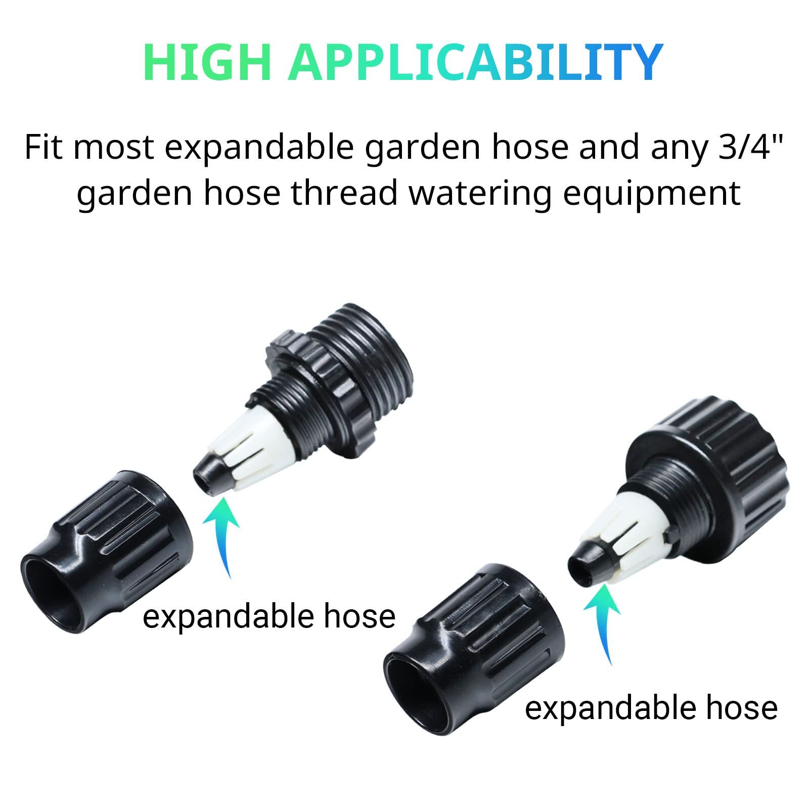 Expandable Garden Hose Repair Kit Plastic Flex Hose Repair Kit Male And