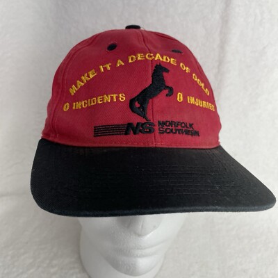Norfolk Southern Harriman Decade Of Gold 1997 Award Baseballkappe Mütze Eisenbahn Zug