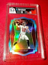 TOM BRADY 2020 Select Primier Level Light Blue Die-Cut Prizm #101 HGA GEM MT 9.5