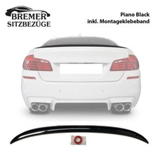 Heckspoiler Lippe in Schwarz f�r BMW 5er F10 (2010-2016)