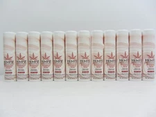 12 PACK HEMPZ PEPPERMINT VANILLA SWIRL SWEET KISSES HERBAL LIP BALM