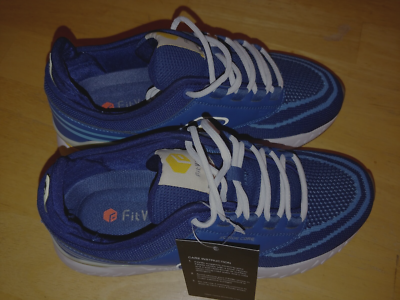 FitVille Mens Scride Core Blue Walking Shoes Size 8W / 6.5 Mens New FITVILLE SCRIDE CORE BLUE COMFY RUNNING SHOES-W(8.5EW)/MEN  main image 4