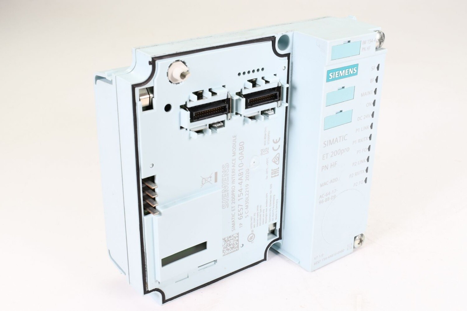 SIEMENS 6ES7154-4AB10-0AB0, IM 154-4 PN HF, Interface module, E03