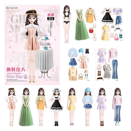 Magnetic Dress Up Baby, Magnetic Princess Dress Up Paper Doll For Kids Xmas Gift