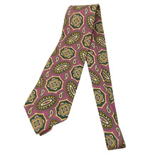 5586 Bert Pulitzer Purple Paisley Men's Necktie, Tie 57X4