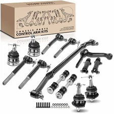 14pcs Front Ball Joints Tie Rod Ends Sway Bar Link Idler Arm Kit for Buick Chevy