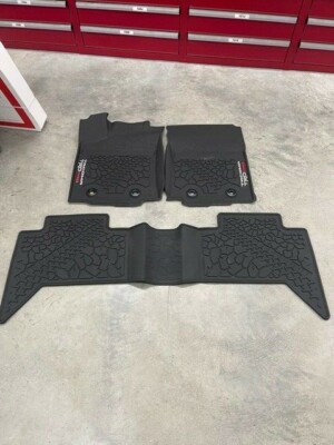 Custom 3D Floor Mats For Toyota Tacoma (2015-2023) - Heavy Duty TPR All-Weather Liners, Set Of 4