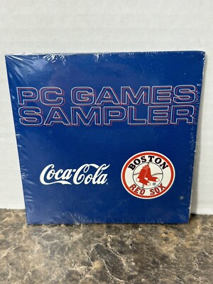 PC Games Sampler RARE Boston Red Sox Baseball Games NEW SEALED Coca Cola Sponsor