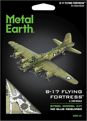 Fascinations Metal Earth B-17 Flying Fortress ~ 3D Steel Model Kit ~ #ME1009