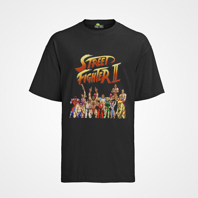 Retro Street Fighter Herren Shirt  Team Ryu VS Ken Capcom Arcade Bio S-XXXL