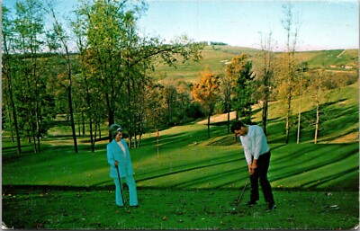 Wheeling West Virginia WV Oglebay Park Par Three Golf Course Players Postcard