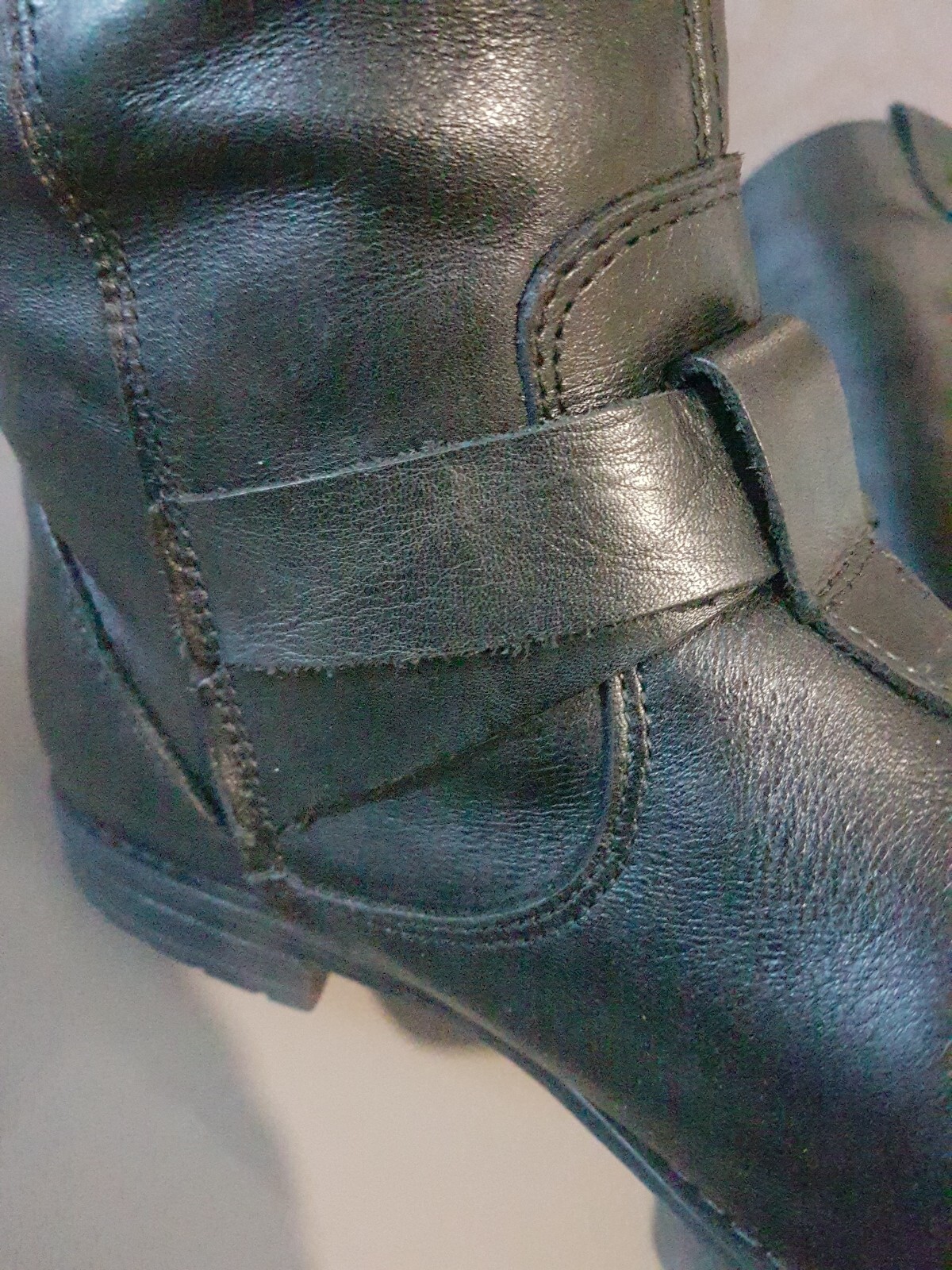 Next Women's Black Leather Knee High Boots UK 3 EU 36 Heel 1.5cm eBay