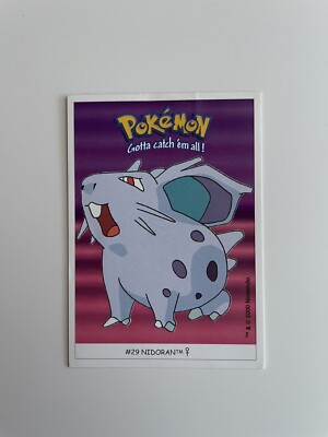 Nidoran Female #29 Dunkin Boomer Vintage Sticker Nintendo Sammlerstück