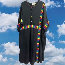 Vintage David Brown Boutique Robe OS California Pullover Fleece Loungewear Dress