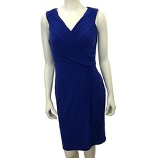 LAUREN RALPH LAUREN SURPLICE NECKLINE DRESS 6 NEW WITH TAG