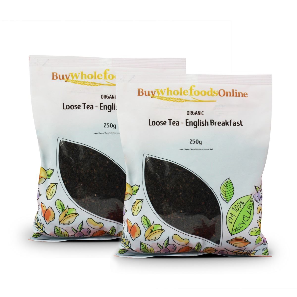 Loose Tea - Organic English Breakfast 500g | BWFO | Free UK Mainland P&P