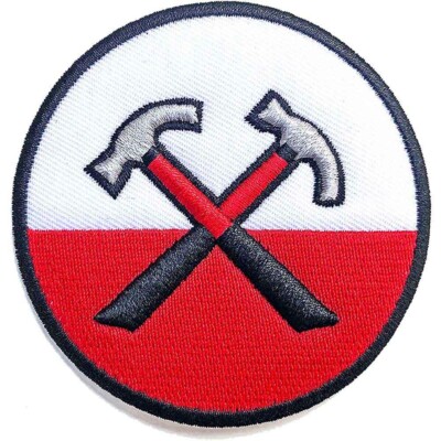 PINK FLOYD the wall 3d hammers circle 2021 WOVEN IRON/SEW ON PATCH official
