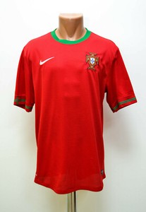 PORTUGAL NATIONAL TEAM 2012/2013/2014 HOME FOOTBALL SHIRT NIKE SIZE L ADULT | eBay