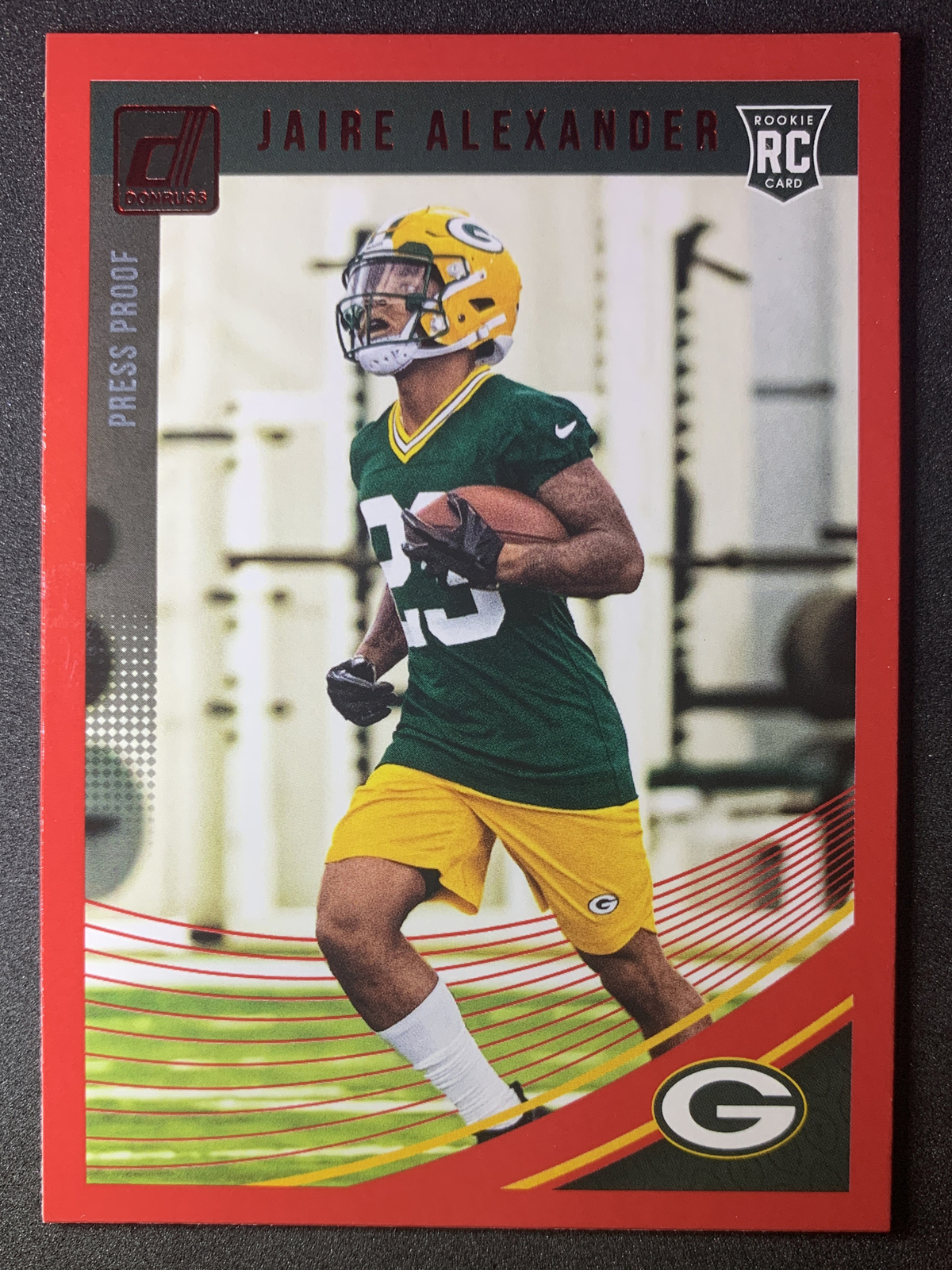 Jaire Alexander 2018 Panini Donruss RED PRESS PROOF Rookie Card RC #359